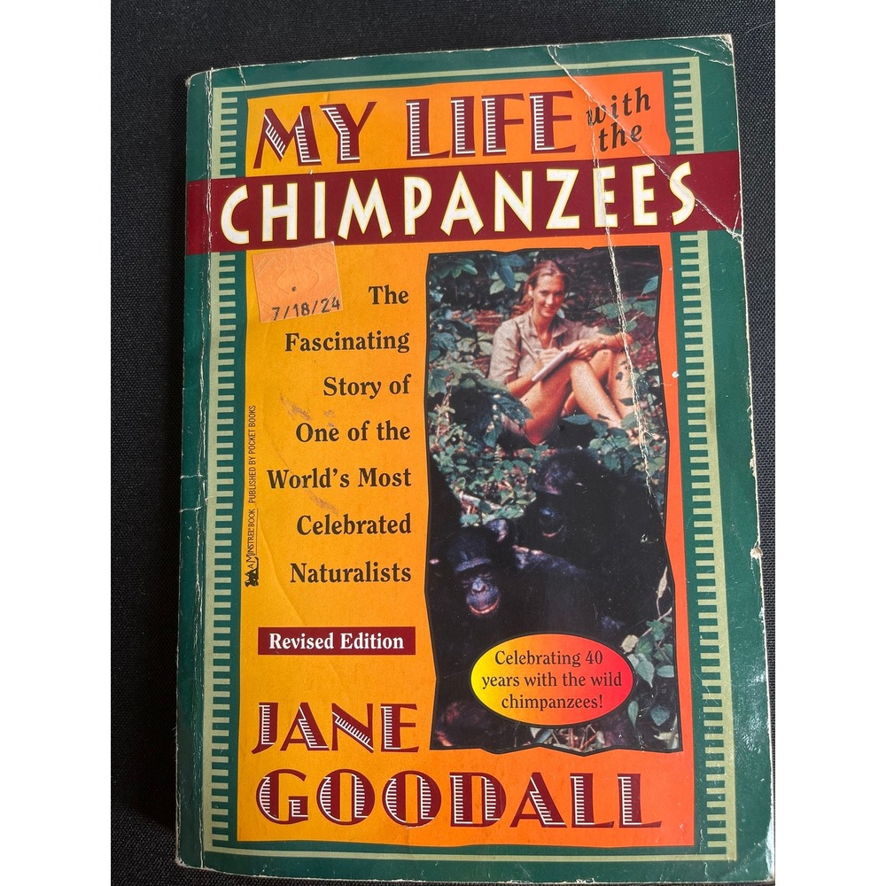 My Life with the Chimpanzees Jane Goodall Revised Edition Paperback 0671562711